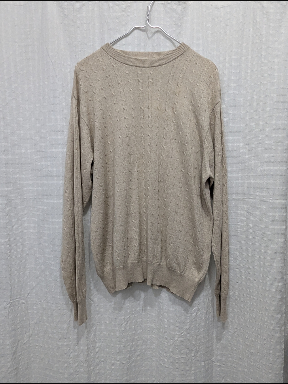 I Levrieri Mens Cashmere Silk Blend Mens Long Sleeve Large Italy Quiet Luxury